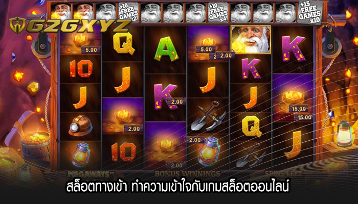 สล็อตทางเข้า ทำความเข้าใจกับเกมสล็อตออนไลน์